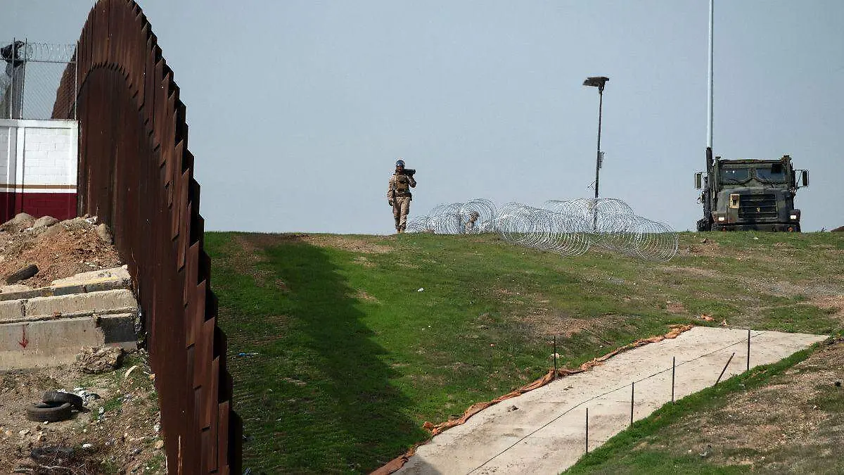 Soldados de EU EN LA FRONTERA